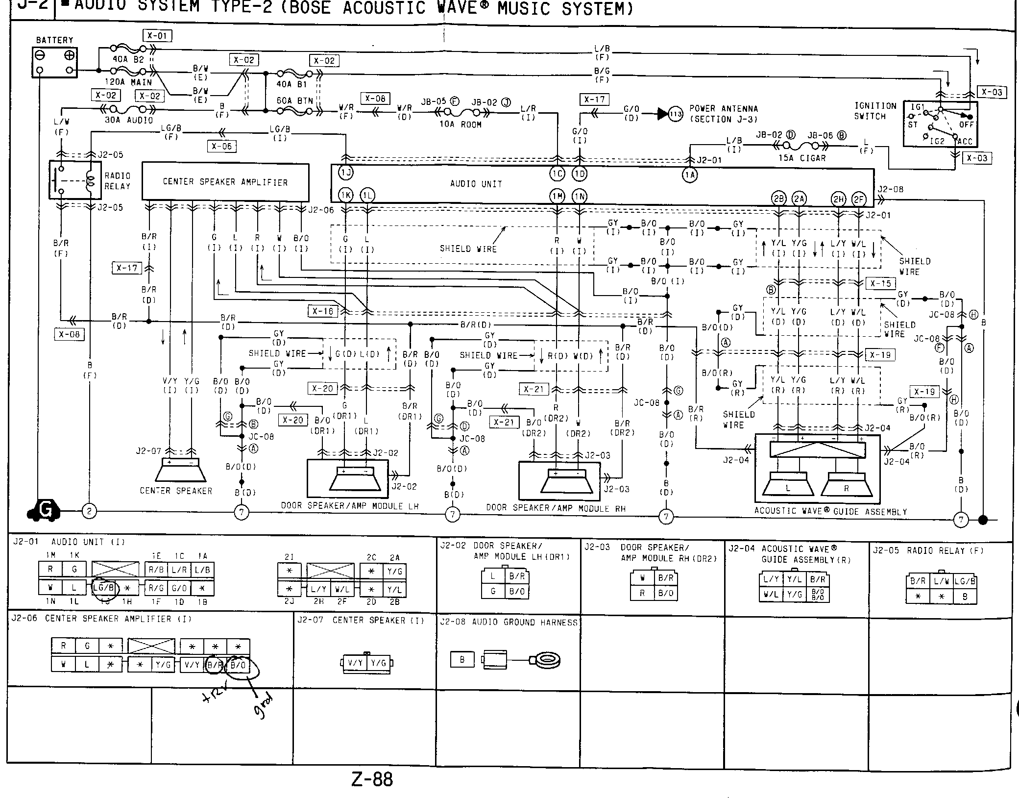 Wiring Schematic for Bose Stereo