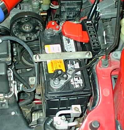 Picture of battery quick disconnect